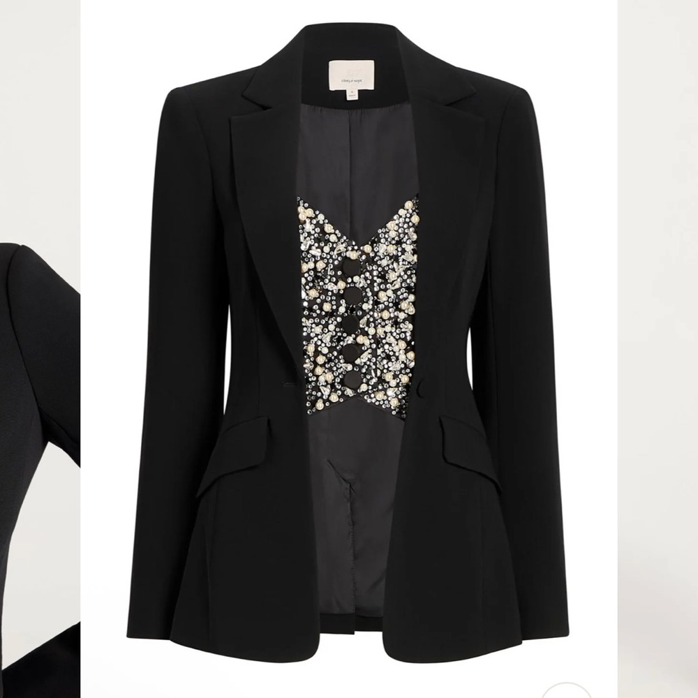 New cinq a sept embellished blazer